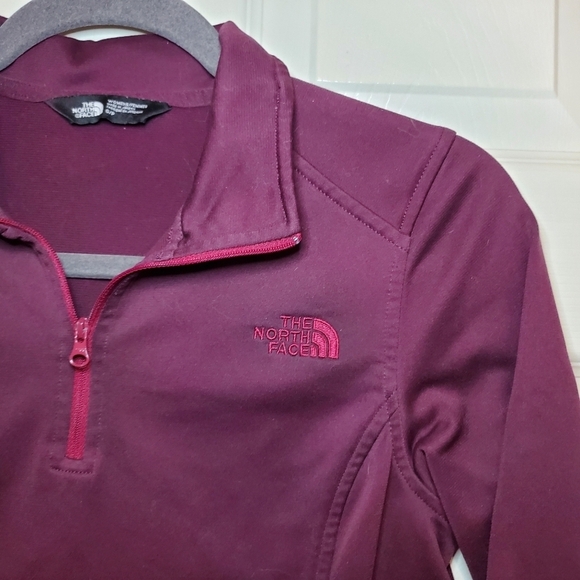 The North Face Galaxy Tech Glacier 1/4 Zip Fleece Sz S - Picture 3 of 11